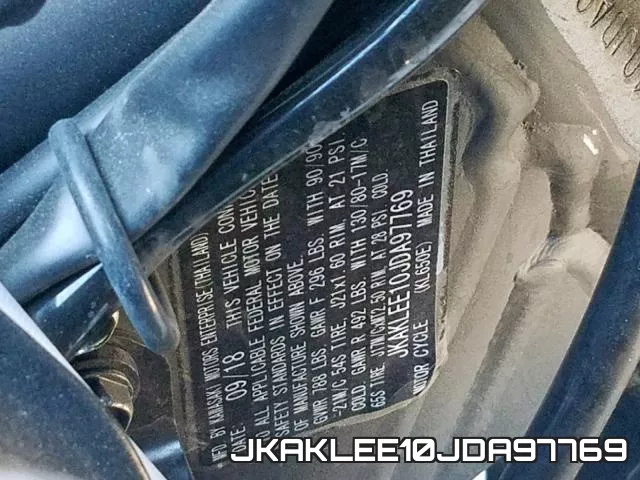 JKAKLEE10JDA97769 фото 2