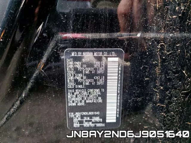 JN8AY2ND6J9051640 фото 2