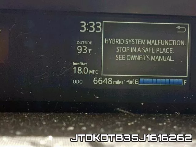 JTDKDTB35J1616262 фото 9