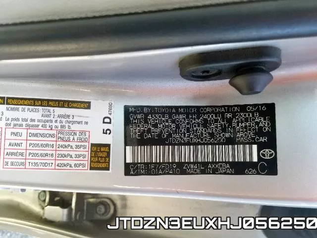 JTDZN3EUXHJ056250 фото 2