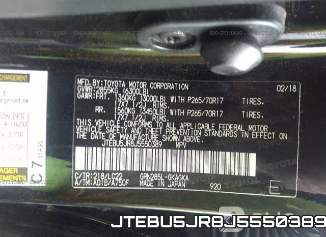 JTEBU5JR8J5550389 фото 10