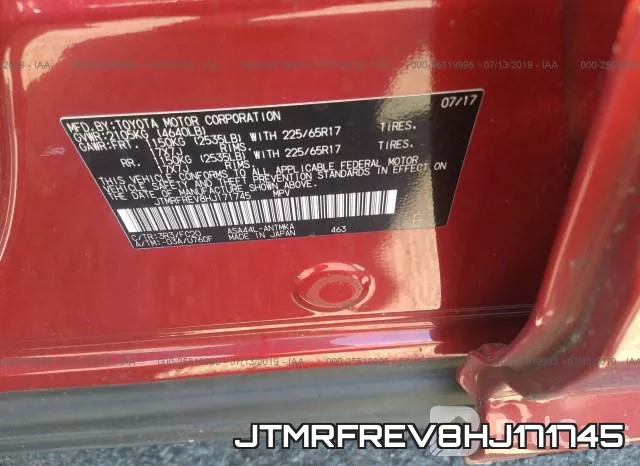 JTMRFREV8HJ171745 фото 6