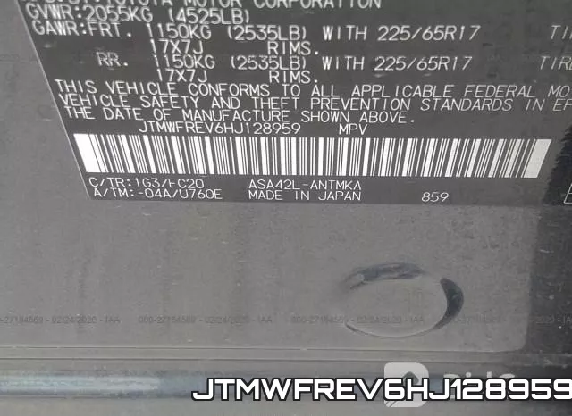 JTMWFREV6HJ128959 фото 10