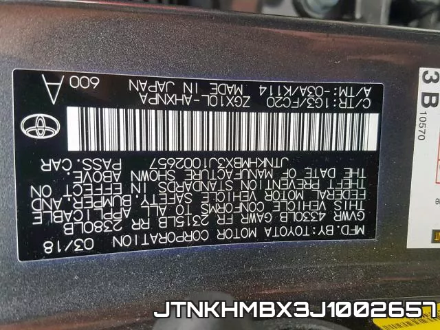 JTNKHMBX3J1002657 фото 2