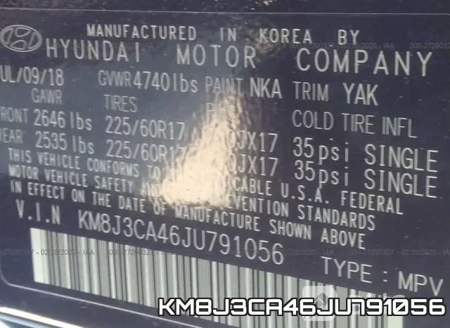KM8J3CA46JU791056 фото 7