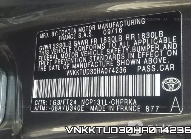 VNKKTUD30HA074236 фото 10