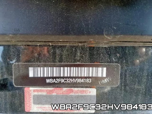 WBA2F9C32HV984183 фото 2