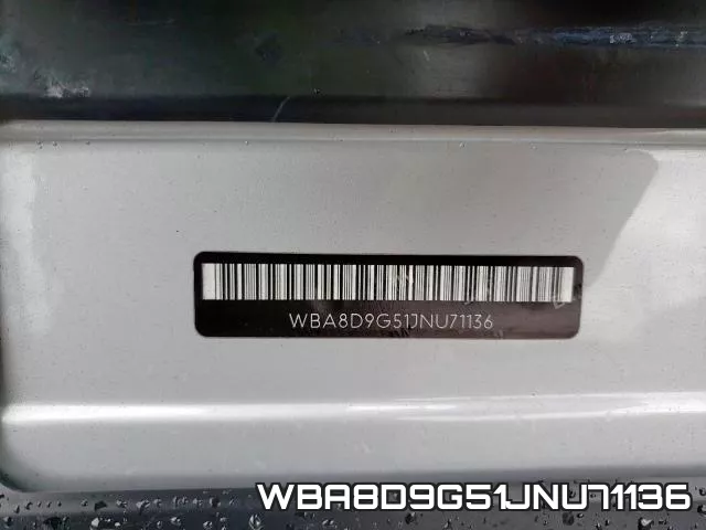 WBA8D9G51JNU71136 фото 2