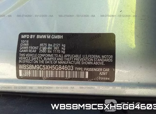 WBS8M9C5XH5G84603 фото 10