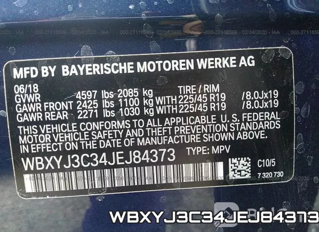 WBXYJ3C34JEJ84373 фото 10
