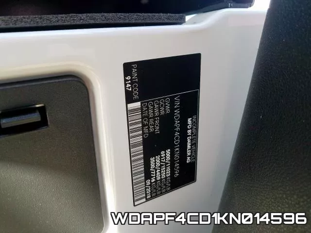 WDAPF4CD1KN014596 фото 2