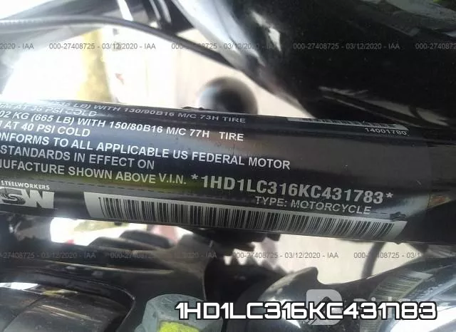 1HD1LC316KC431783 фото 2