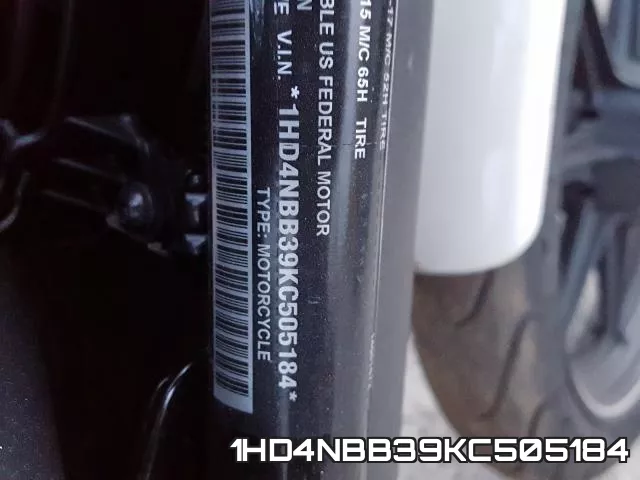 1HD4NBB39KC505184 фото 2