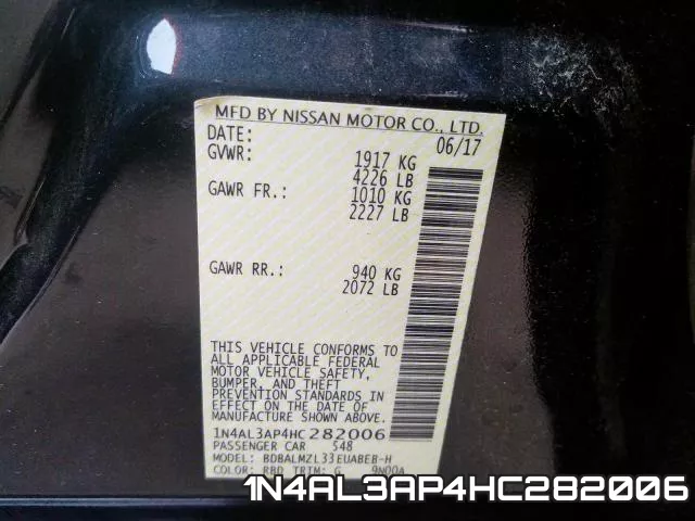 1N4AL3AP4HC282006 фото 2