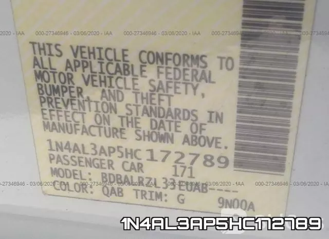 1N4AL3AP5HC172789 фото 10