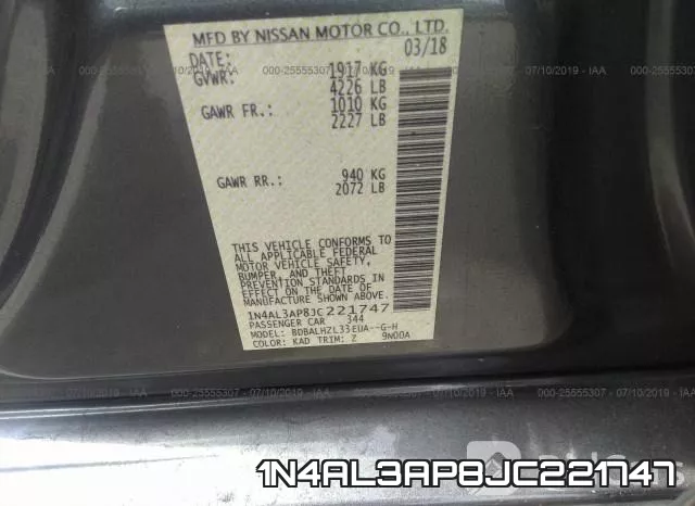 1N4AL3AP8JC221747 фото 10