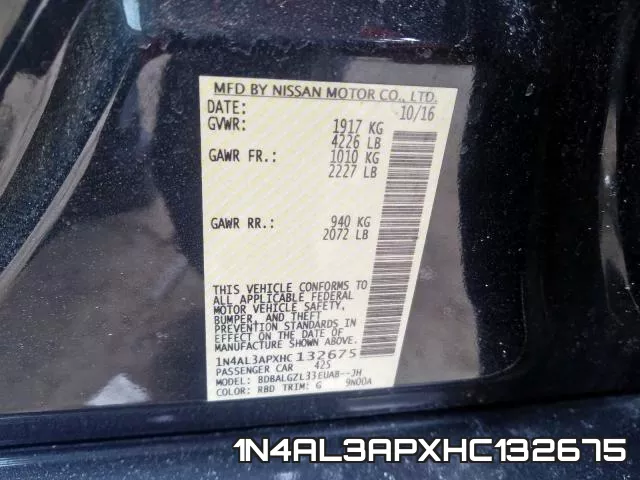 1N4AL3APXHC132675 фото 2