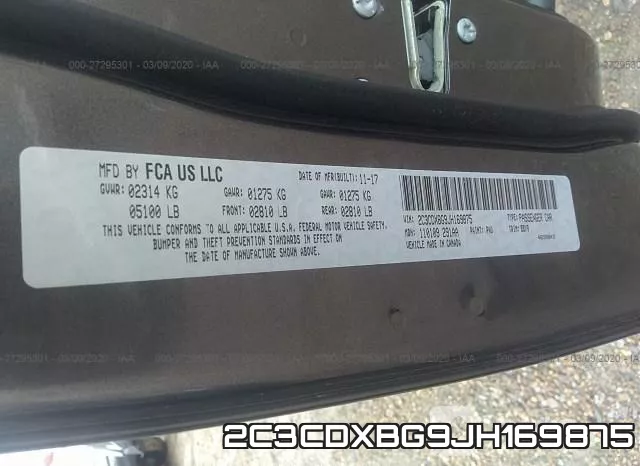 2C3CDXBG9JH169875 фото 10