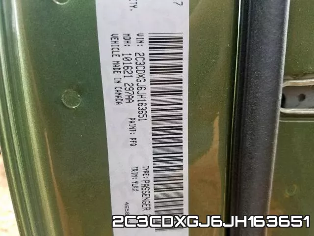 2C3CDXGJ6JH163651 фото 2