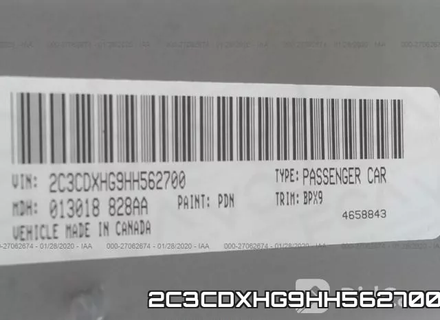 2C3CDXHG9HH562700 фото 10