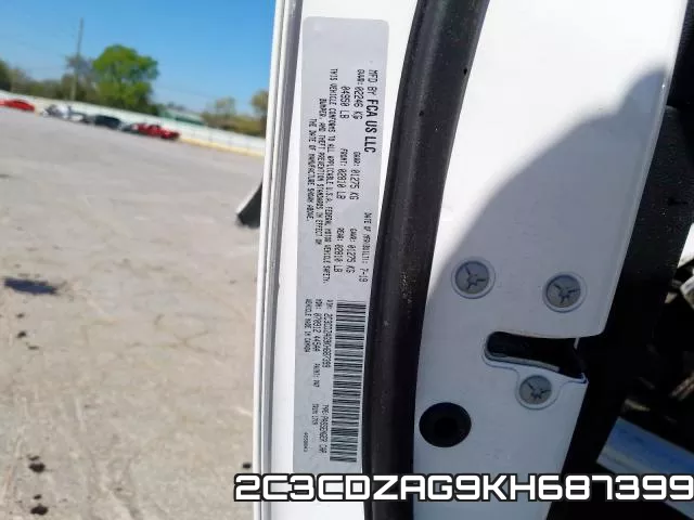 2C3CDZAG9KH687399 фото 2