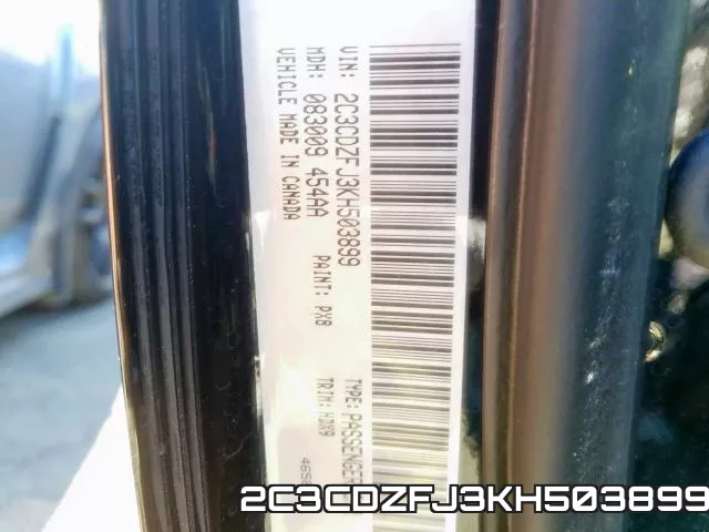 2C3CDZFJ3KH503899 фото 2