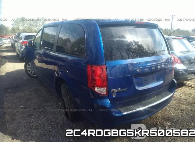 2C4RDGBG5KR500582 фото 4