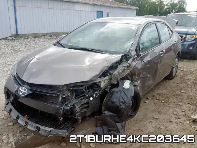 2T1BURHE4KC203645 фото 2