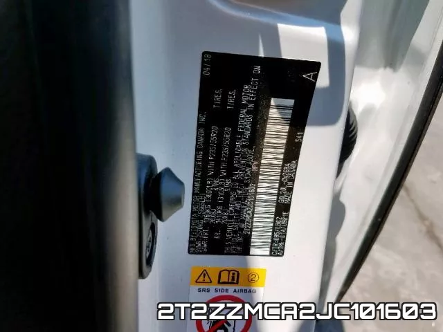 2T2ZZMCA2JC101603 фото 2