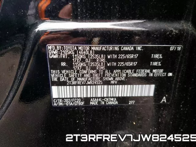 2T3RFREV7JW824525 фото 2
