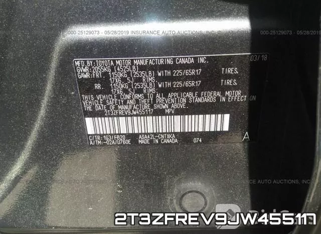 2T3ZFREV9JW455117 фото 10