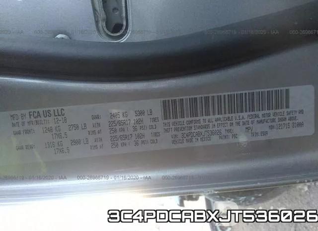 3C4PDCABXJT536026 фото 10