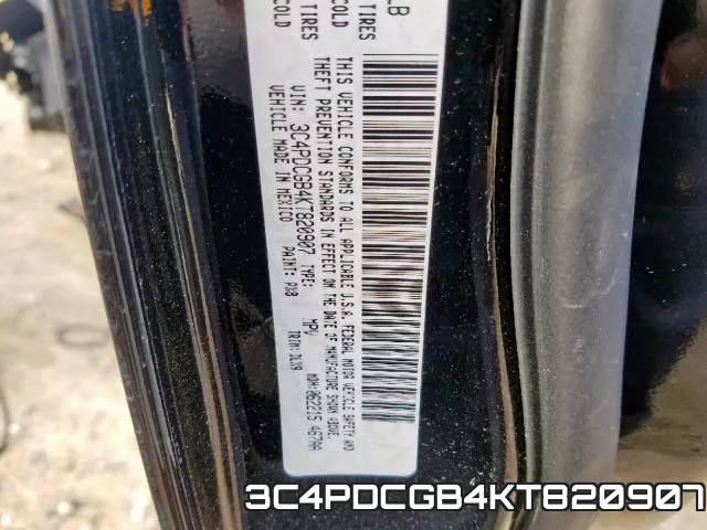 3C4PDCGB4KT820907 фото 2