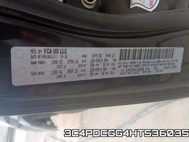 3C4PDCGG4HT536035 фото 2