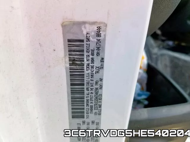 3C6TRVDG5HE540204 фото 2