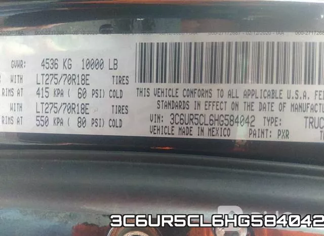 3C6UR5CL6HG584042 фото 10