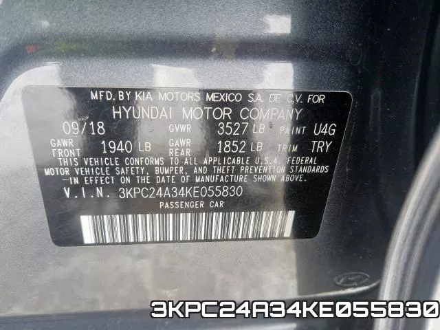 3KPC24A34KE055830 фото 2