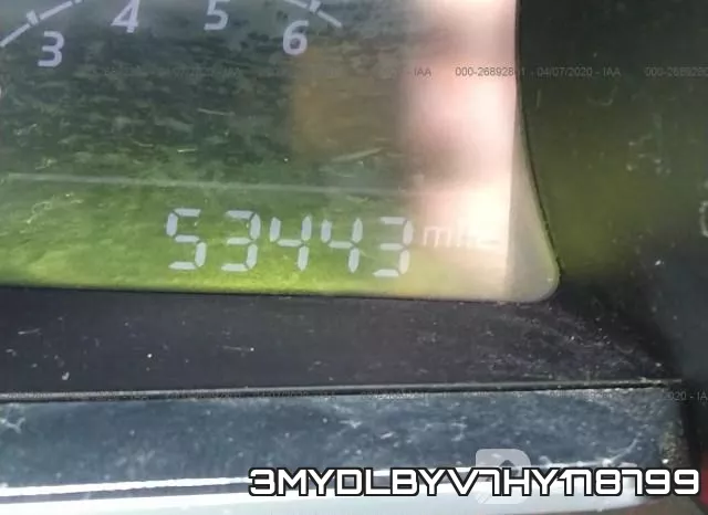 3MYDLBYV7HY178799 фото 5
