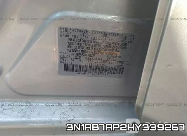 3N1AB7AP2HY339267 фото 10