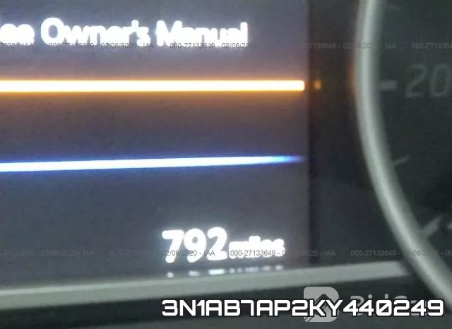 3N1AB7AP2KY440249 фото 8