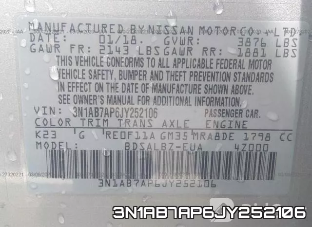 3N1AB7AP6JY252106 фото 10