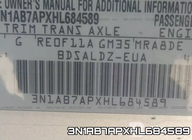 3N1AB7APXHL684589 фото 10