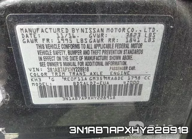 3N1AB7APXHY228918 фото 10