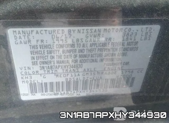 3N1AB7APXHY344930 фото 10