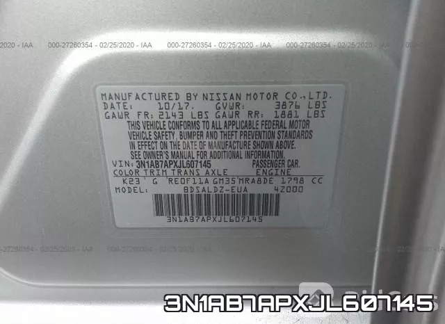 3N1AB7APXJL607145 фото 10