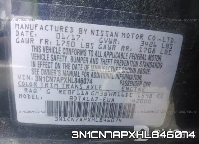 3N1CN7APXHL846074 фото 10