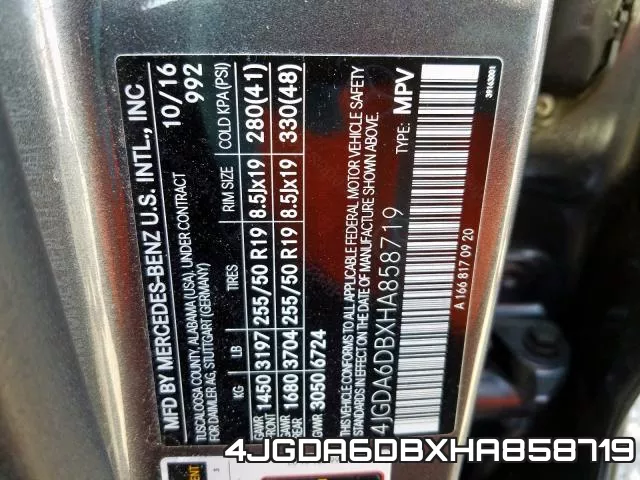 4JGDA6DBXHA858719 фото 2