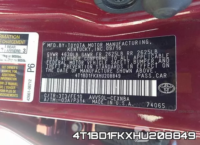 4T1BD1FKXHU208849 фото 10