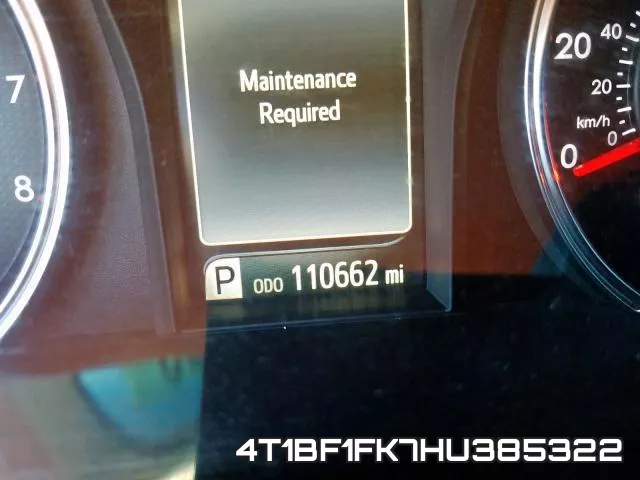 4T1BF1FK7HU385322 фото 9