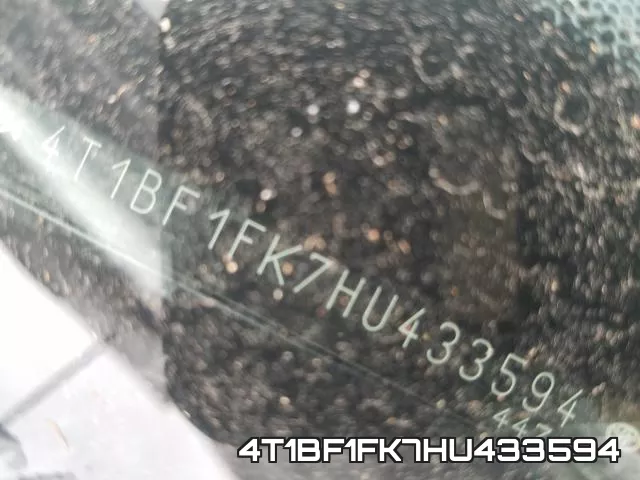 4T1BF1FK7HU433594 фото 2